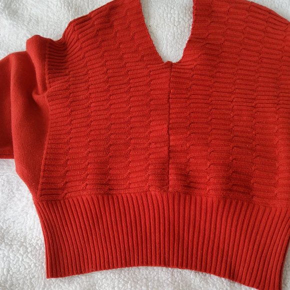 Vintage Boutique Cropped Oversized knit loose fit Cozy Bohemian Chunky Sweater - Picture 5 of 16